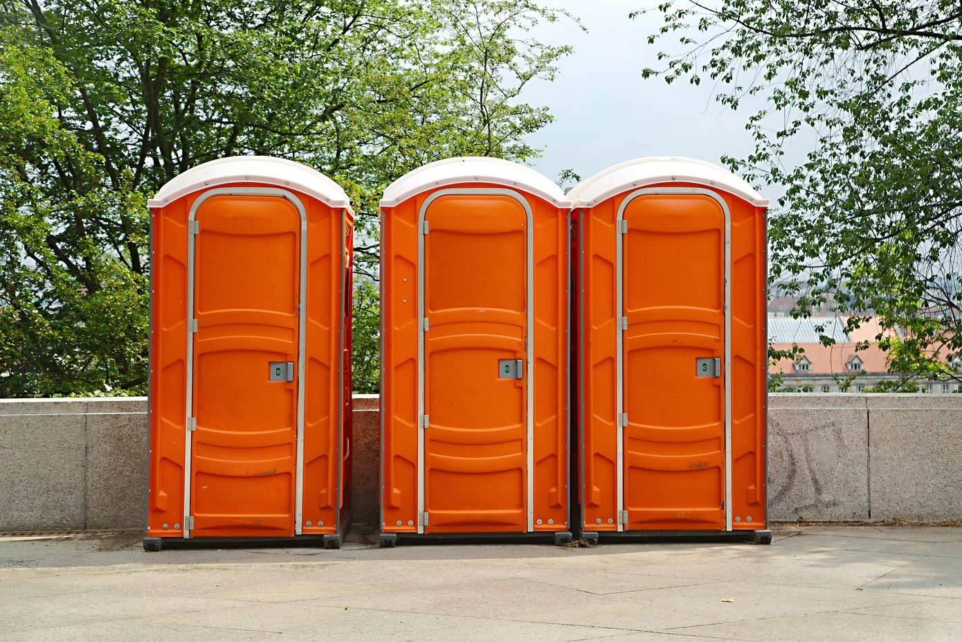 Portable Toilets on an Event